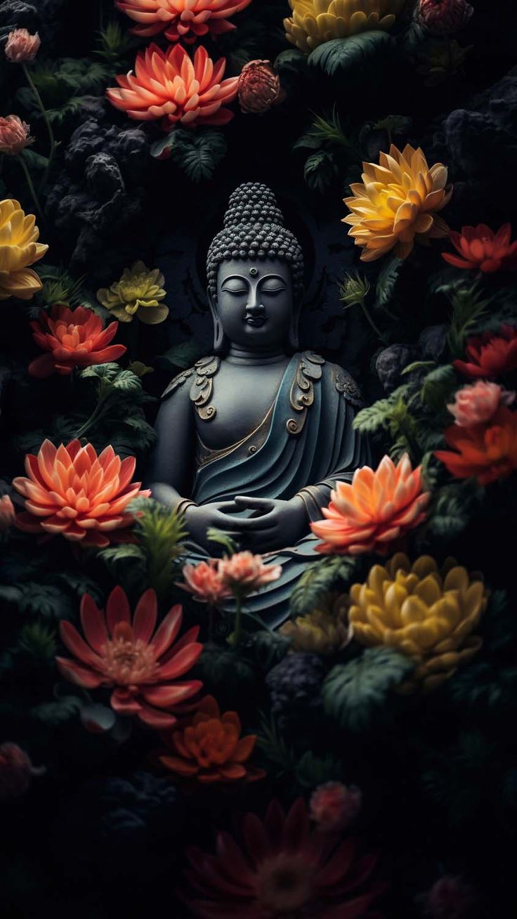 Buddha Meditation iPhone Wallpaper 4k
