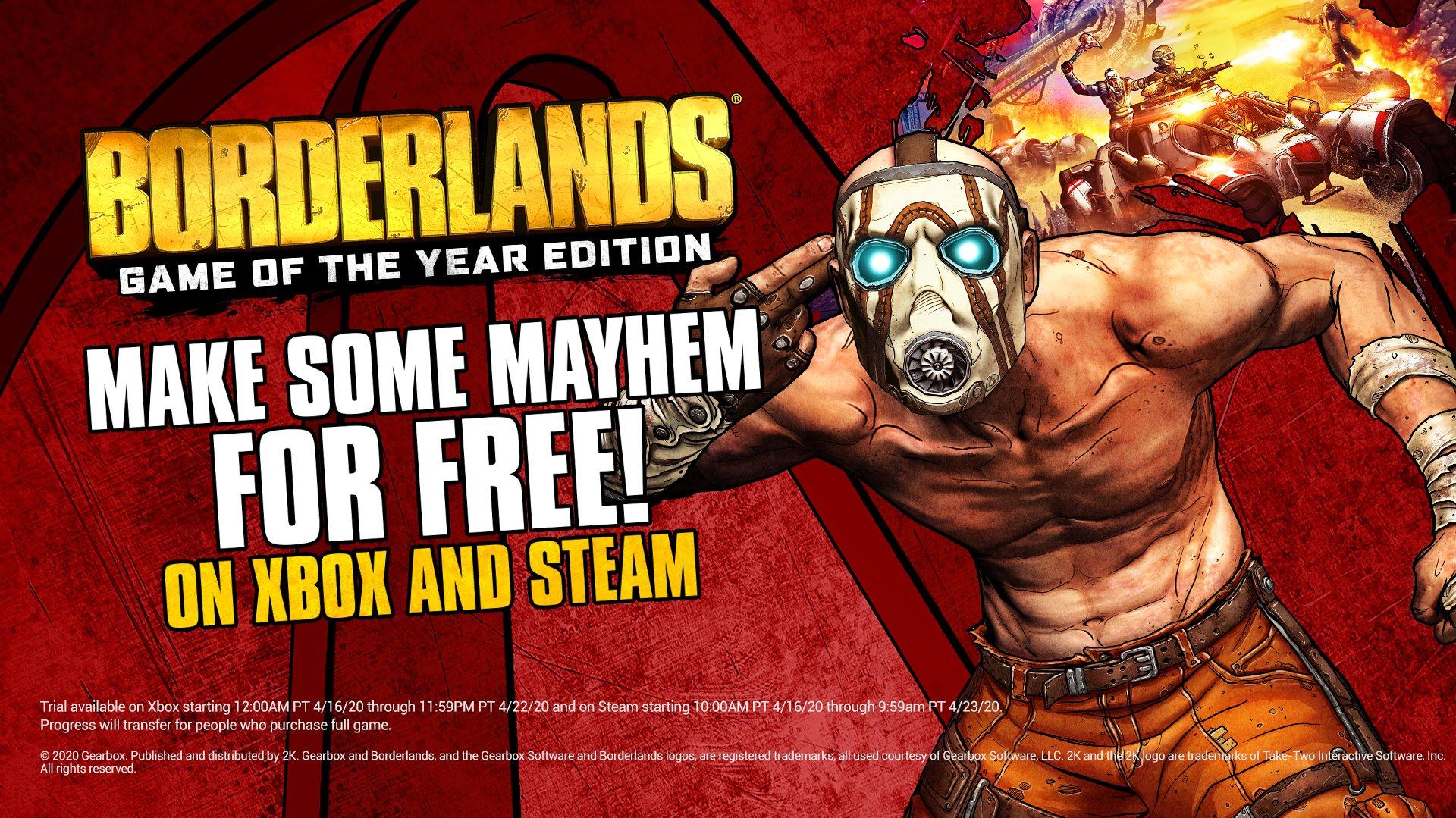 Borderlands on Borderlands Game of the Year Edition is