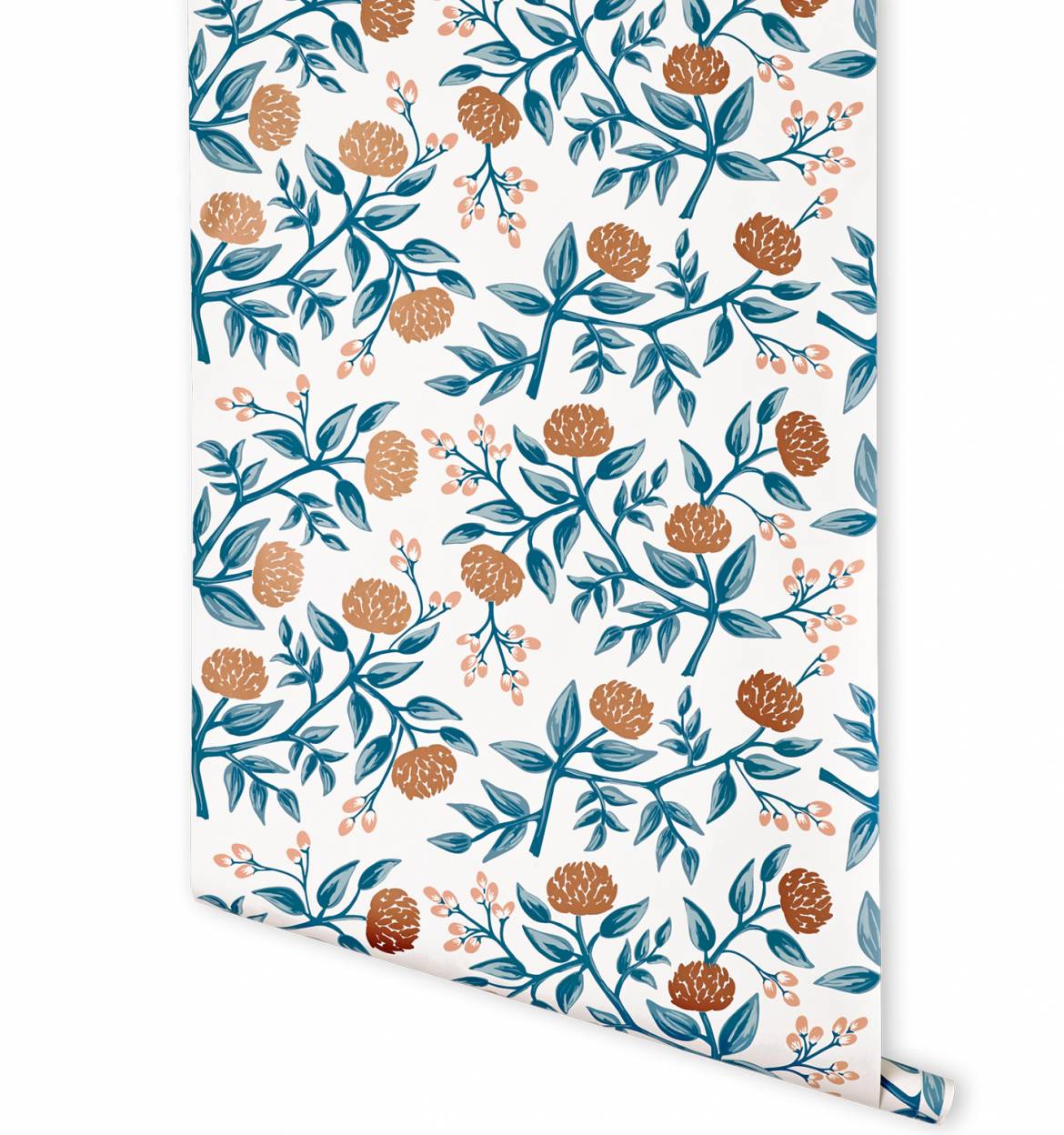 Peonies Copper Wallpaper By Rifle Paper Co Made In Usa