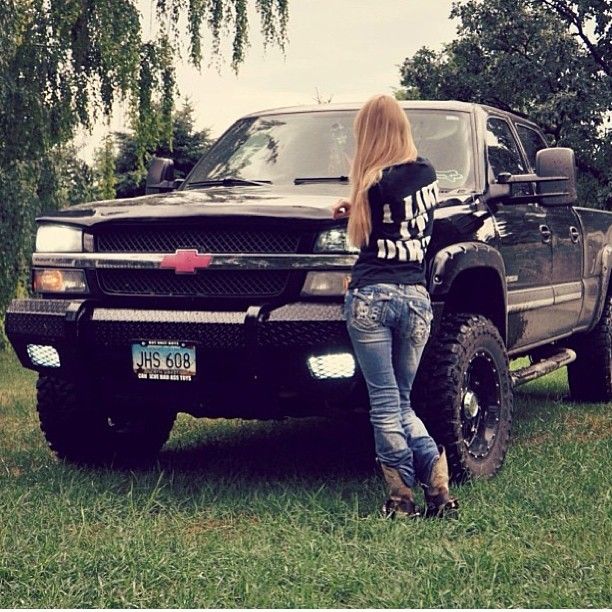 Girls Diesel Dreams Trucks Duramax Lifted Chevy