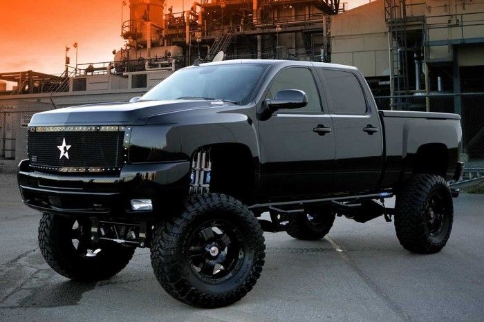 Lifted Chevy Trucks Jacked Up