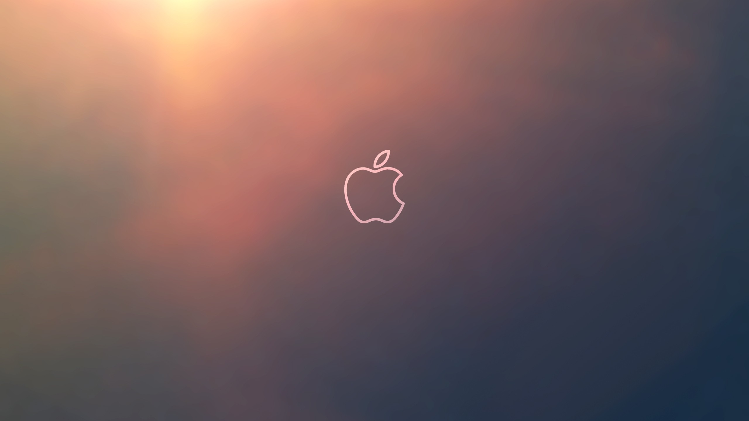 Apple Logo Outline Puter HD Wallpaper 2560x Jpg