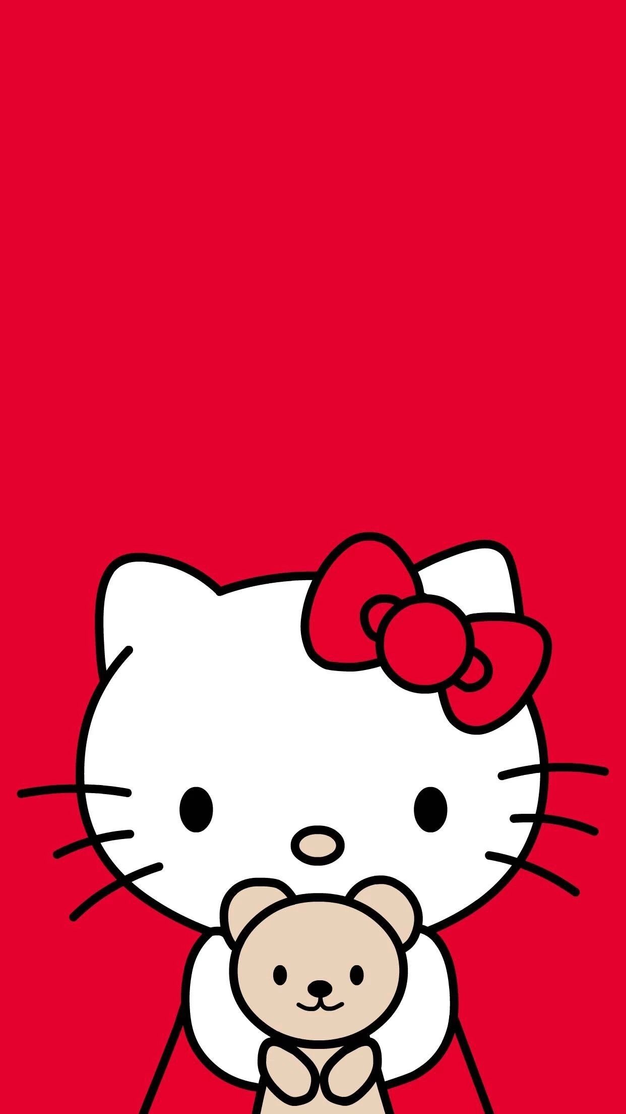 HD wallpaper hello kitty colorful figure large group of objects red   Wallpaper Flare