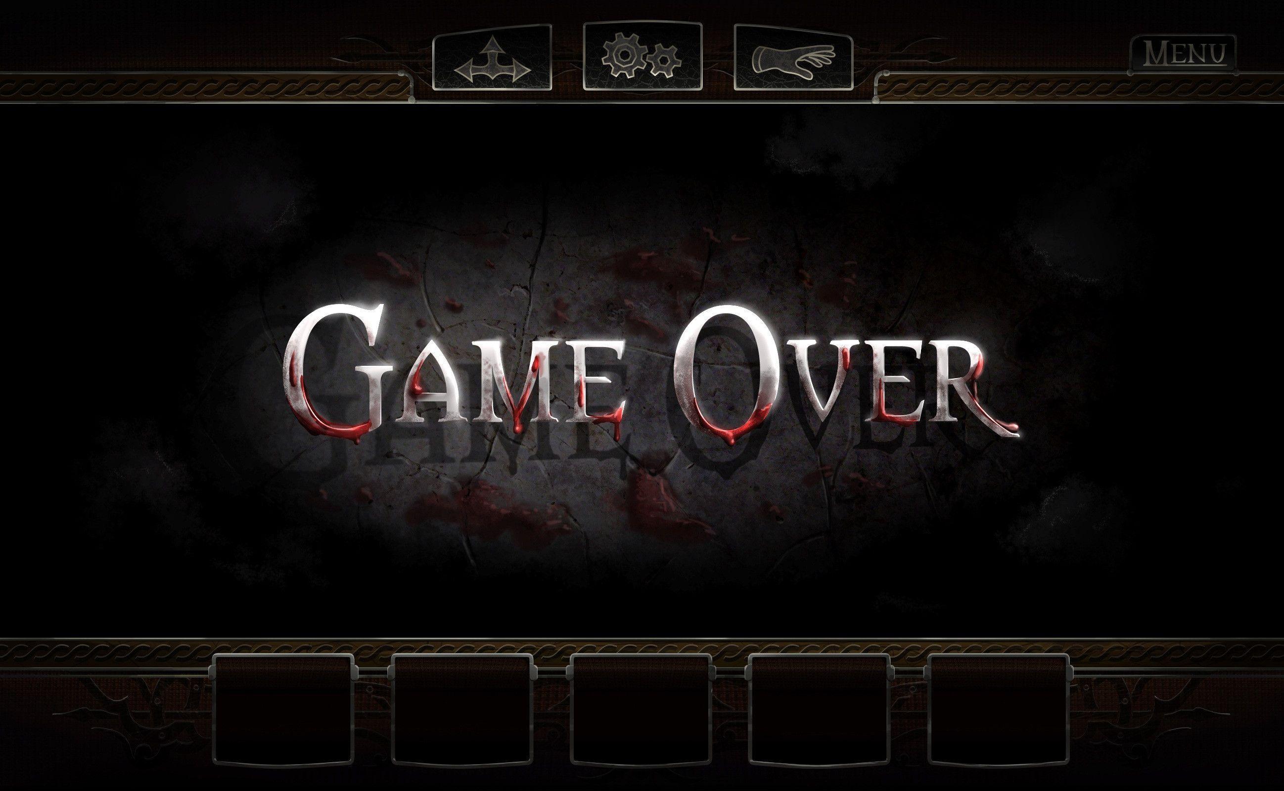 GAME OVER Text HD Wallpapers  Desktop and Mobile Images  Photos