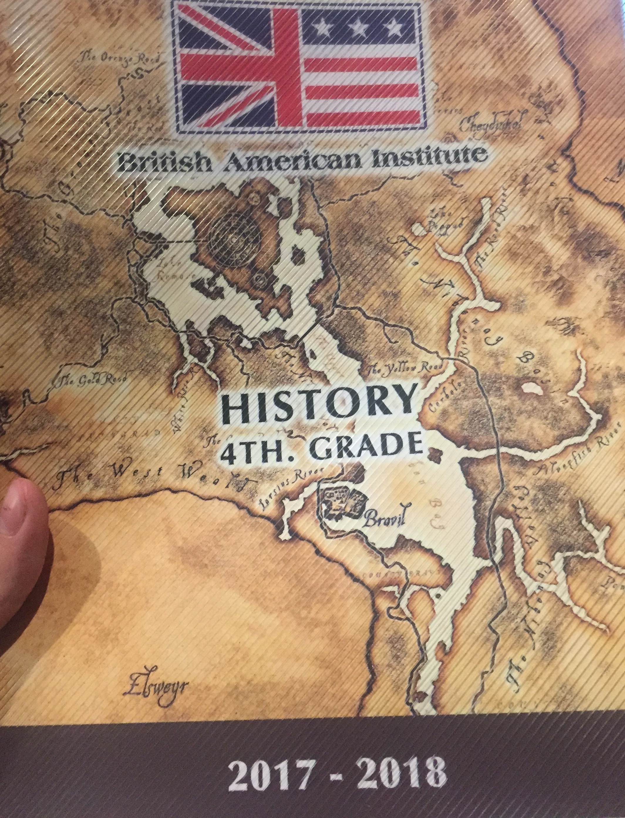 My Brothers School Uses A Map Of Tamriel For Their History Book