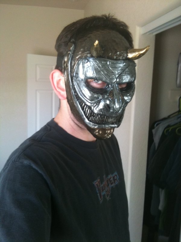 Iron Samurai Ninja Demon Mask By Uglybabyeater