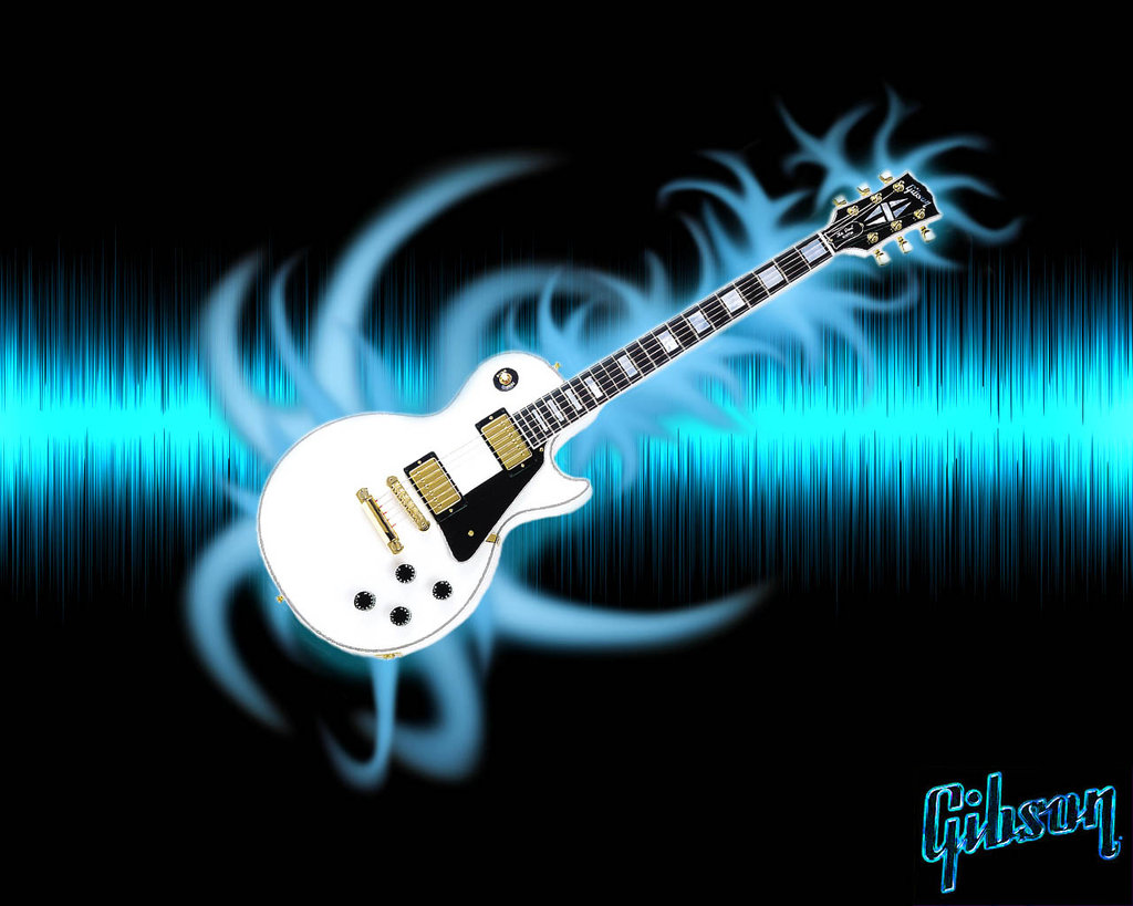 49+] Gibson Guitar Wallpaper HD on