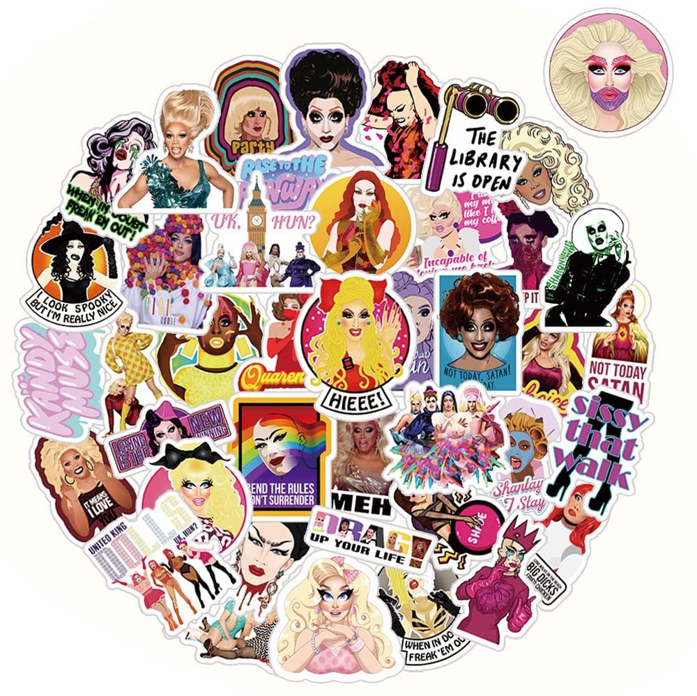 Amazon 50pcs Rupaul S Drag Race Stickers Pack Classic Funny