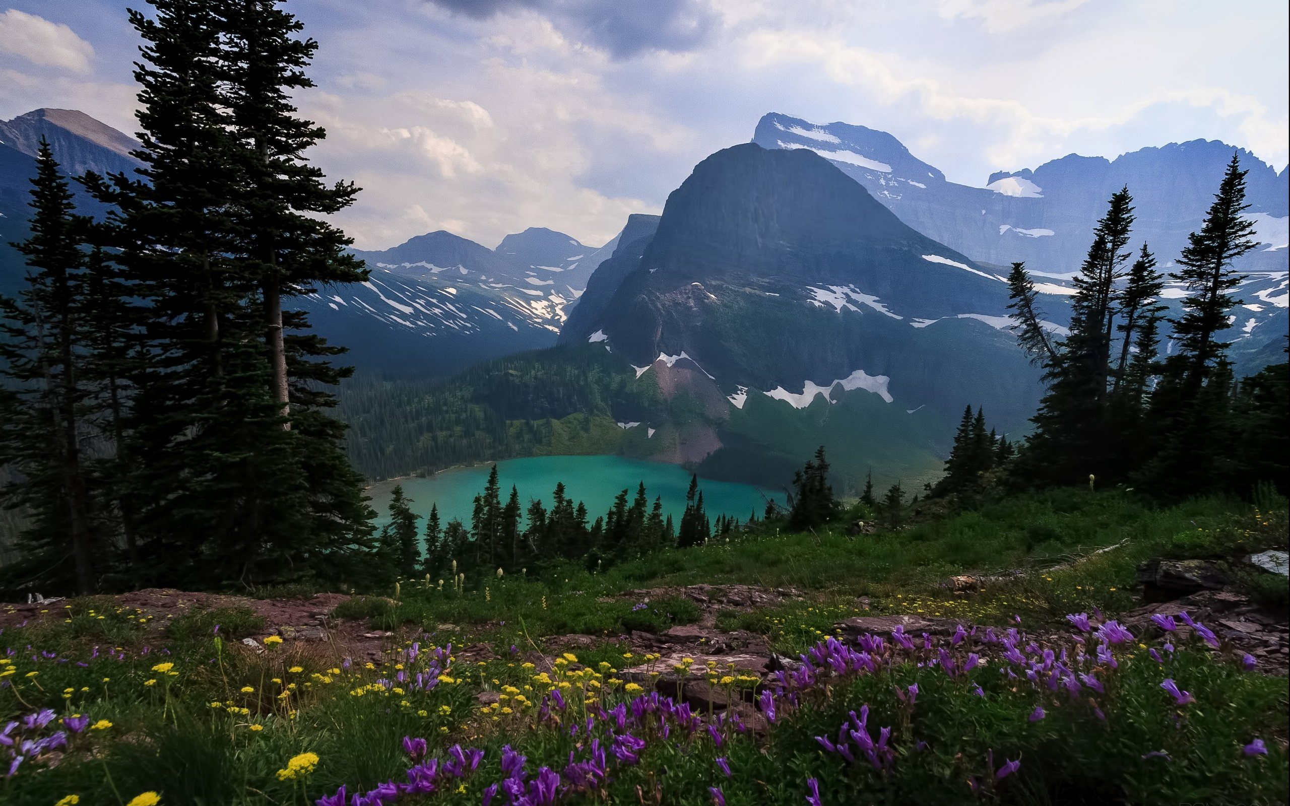 Glacier National Park Wallpaper HD Of Grinnell Lake