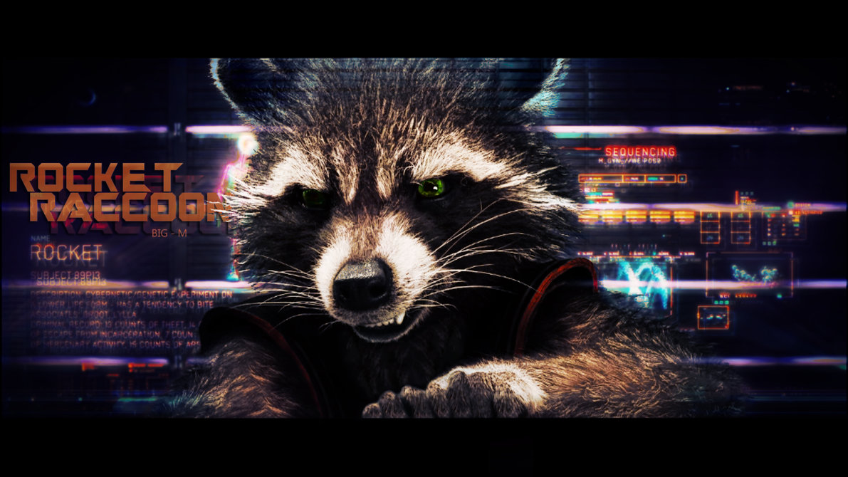 Rocket Raccoon Guardians Of The Galaxy Wallpaper By Biigm On