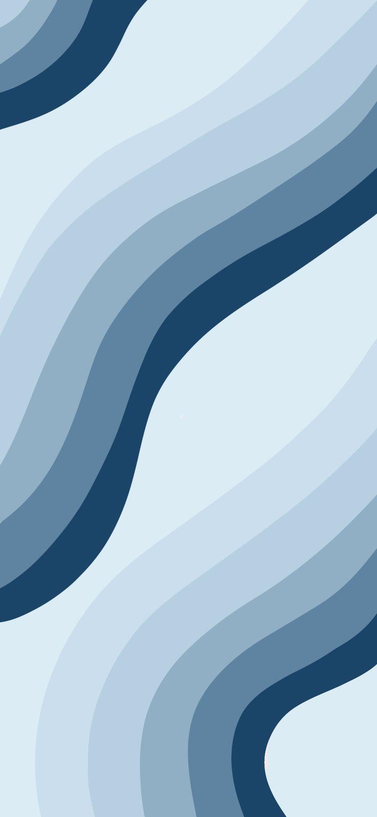 Abstract Blue Walpaper Retro Wallpaper iPhone