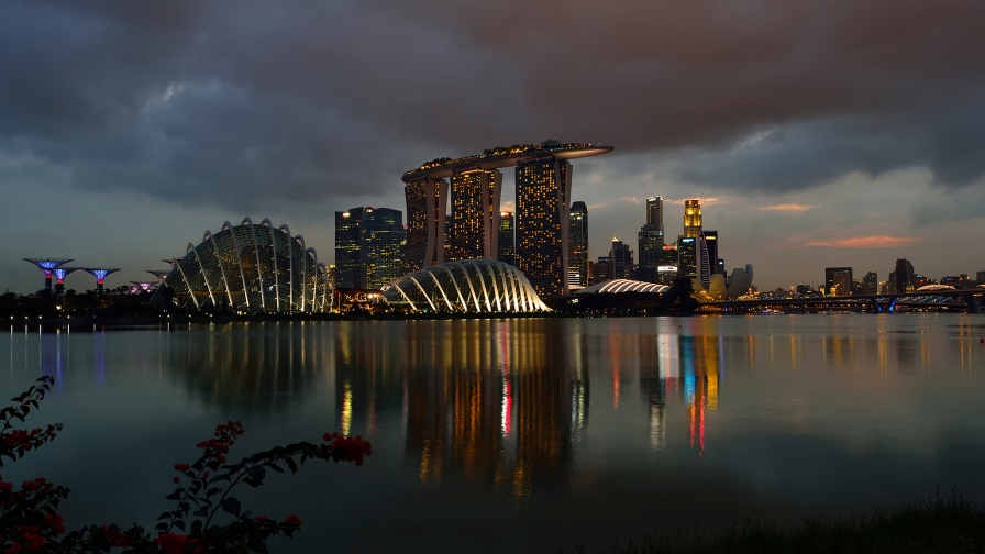 Singapore Marina Bay Sands Casino Wallpaper HD