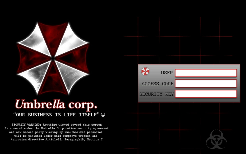  games movies resident evil umbrella corp logos 1440x900 wallpaper