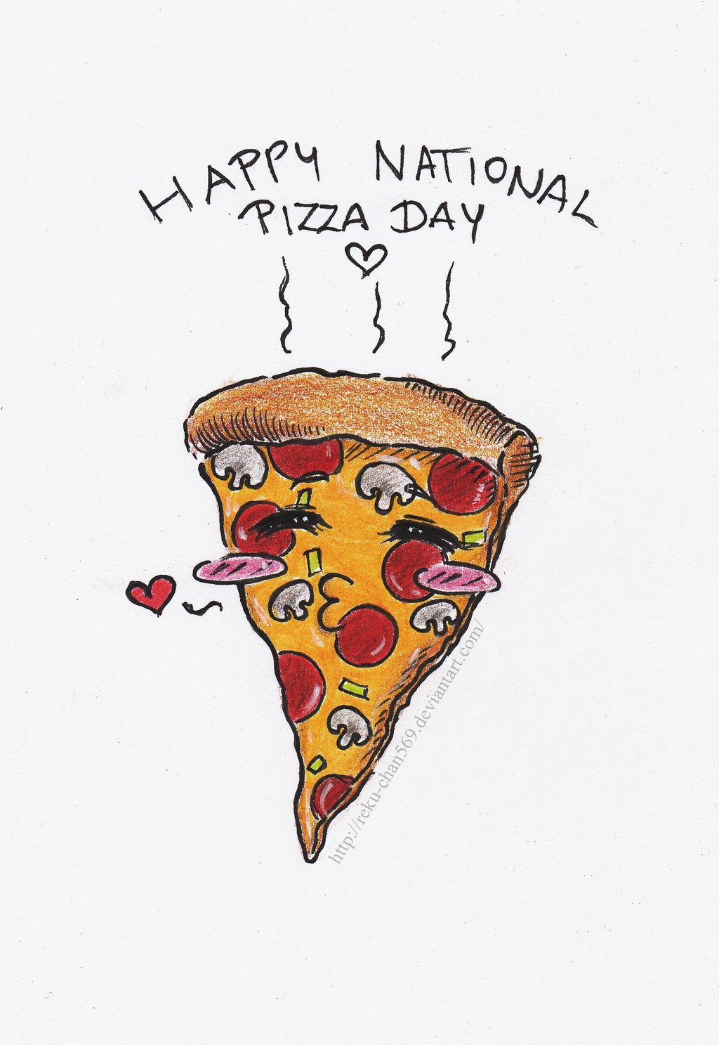 Happy National Pizza Day by Reku chan569 on