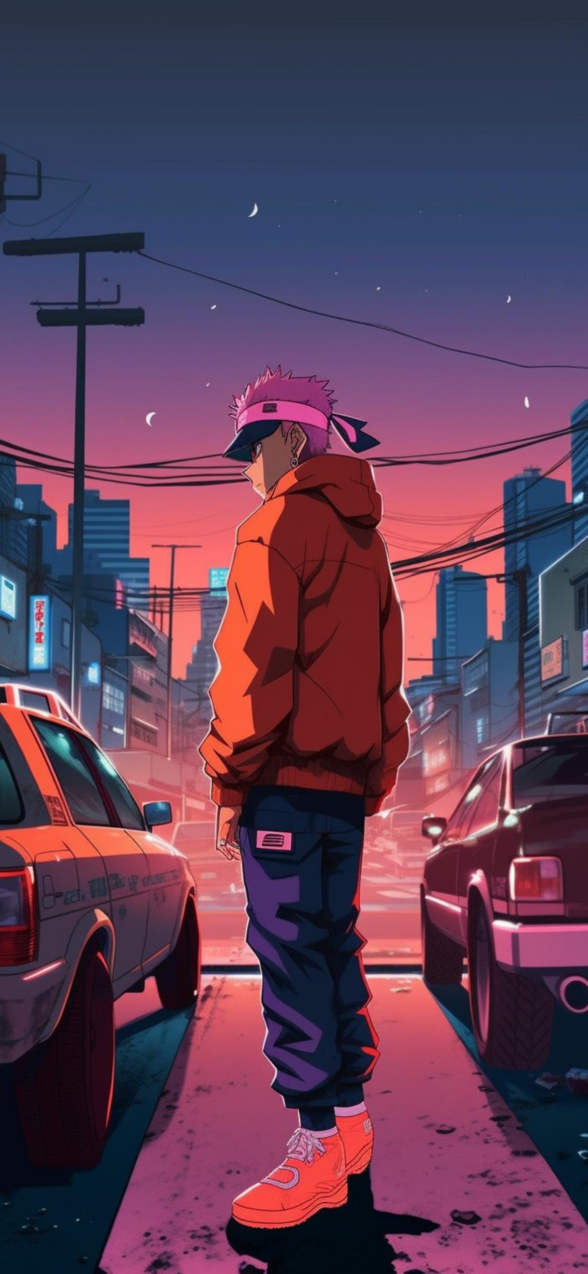 Naruto In The City Wallpaper Aesthetic iPhone