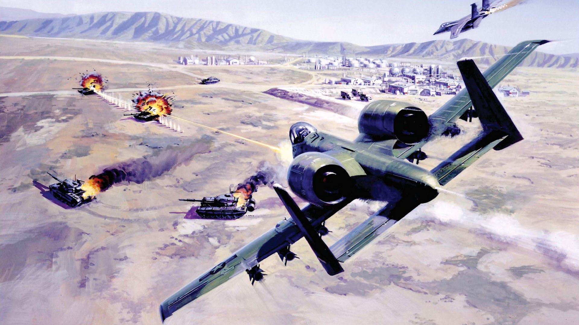 Wallpaper Fairchild Republic A Thunderbolt Ii Attack Aircraft F