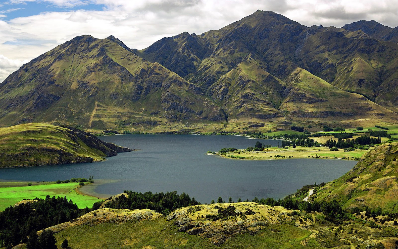 New Zealand Full HD Nature Background Wallpaper For Laptop Widescreen
