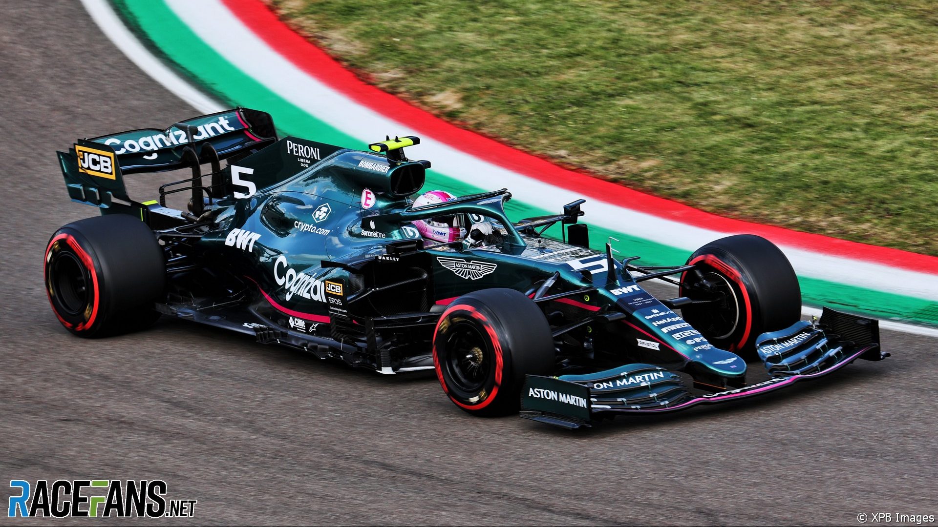 Sebastian Vettel Aston Martin Imola Racefans