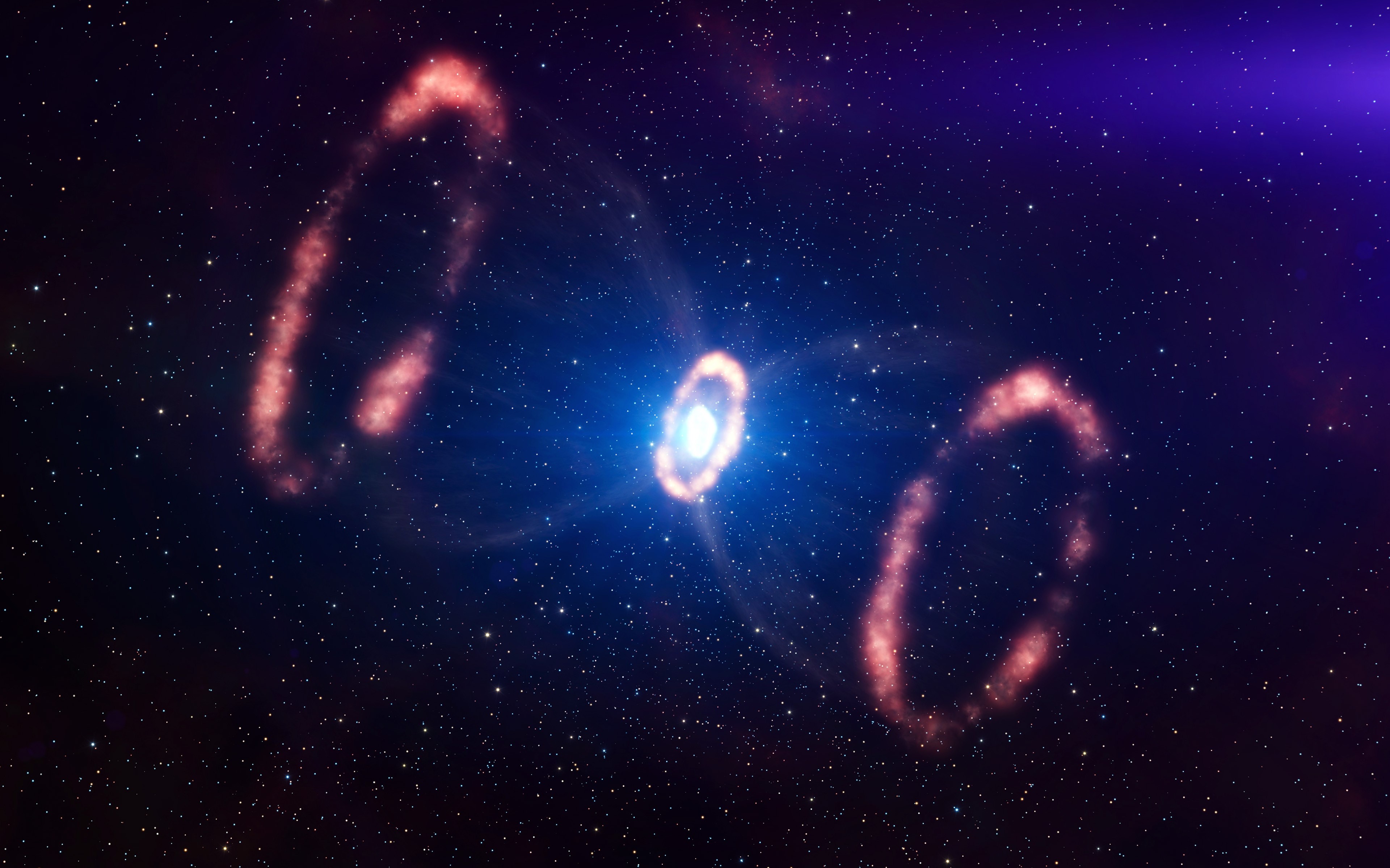 A breathtaking HD wallpaper of a stellar flare, showcasing vibrant colors and intricate details of cosmic energy