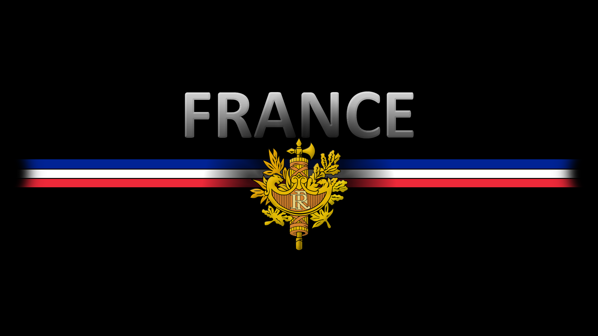 France Crest Flag Wallpaper
