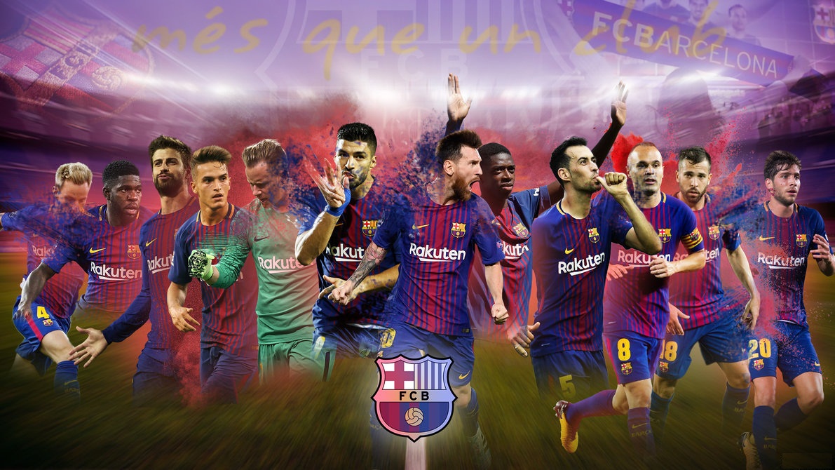 Players Fc Barcelona Wallpaper HD