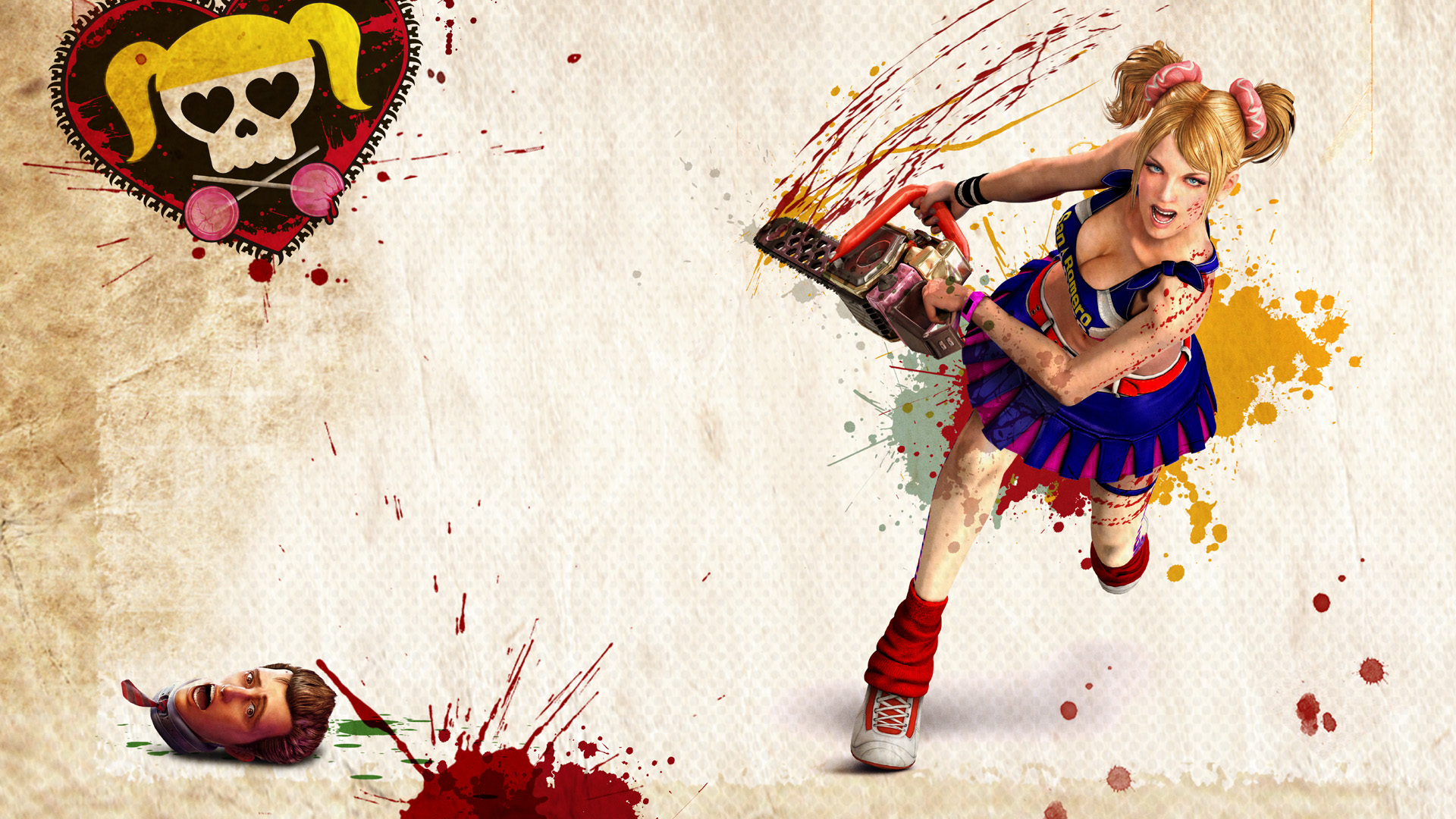 Cheerleader Zombie Hunter Wallpaper HD