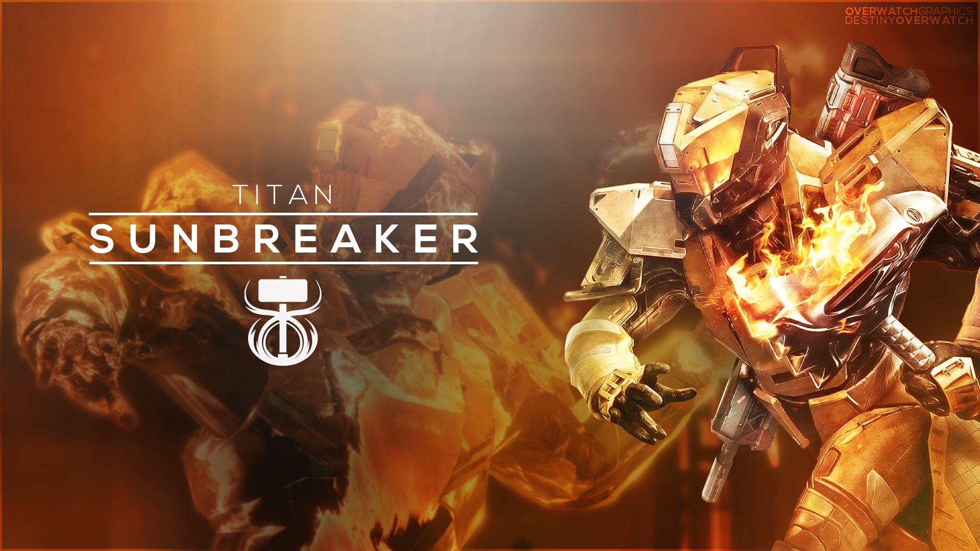 Destiny The Game Sunbreaker Wallpaper By Overwatchgraphics On