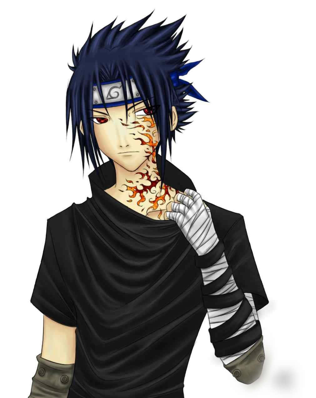 Sasuke Face Wallpaper