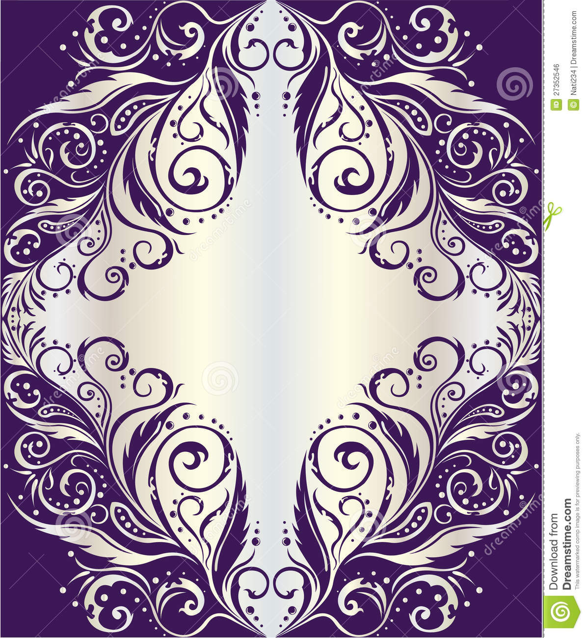 silver purple background