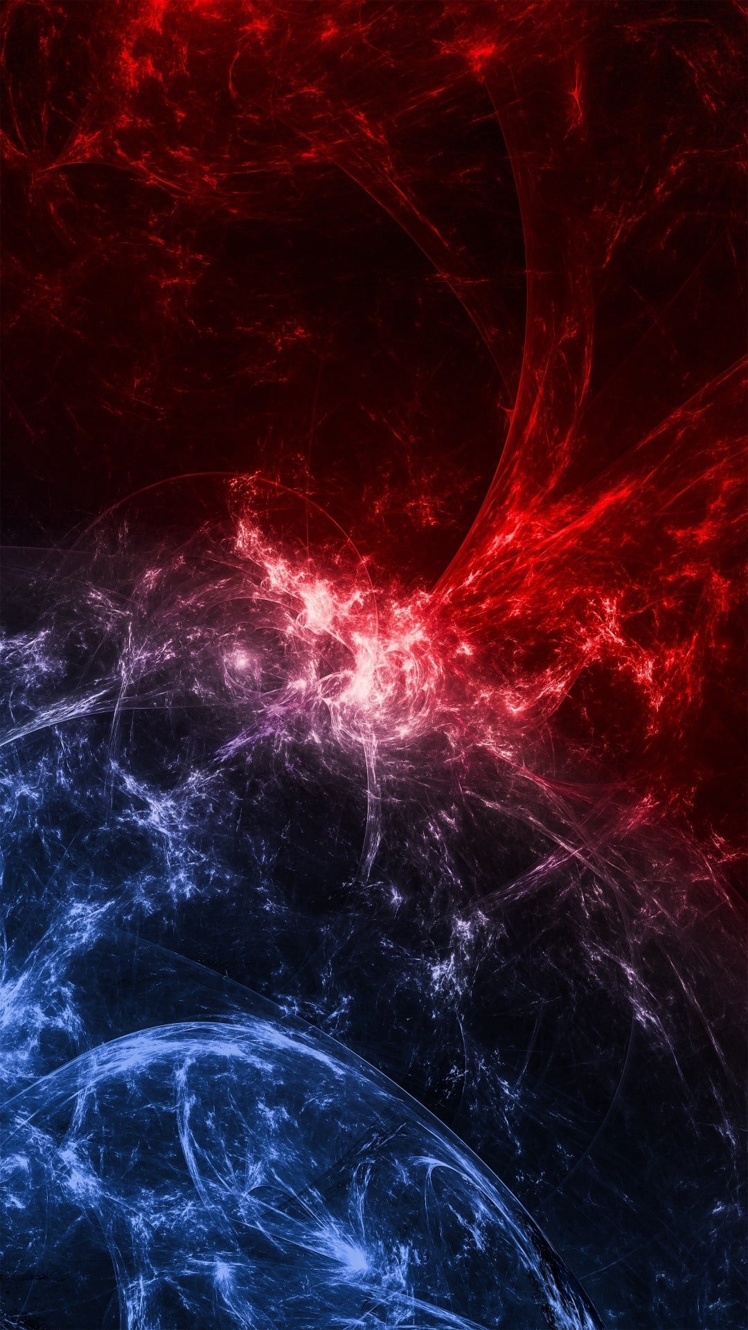 Red And Blue iPhone Wallpaper