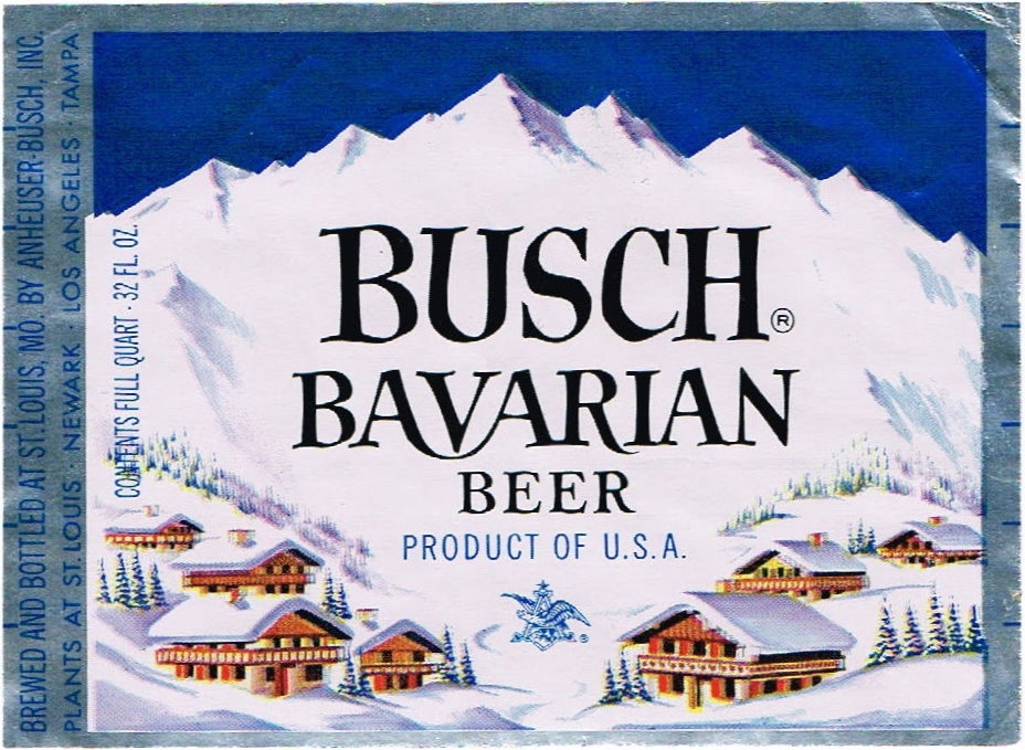 Busch Beer Logo Bavarian