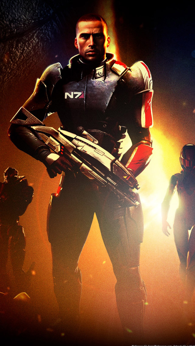 iPhone Wallpaper HD Mass Effect Background