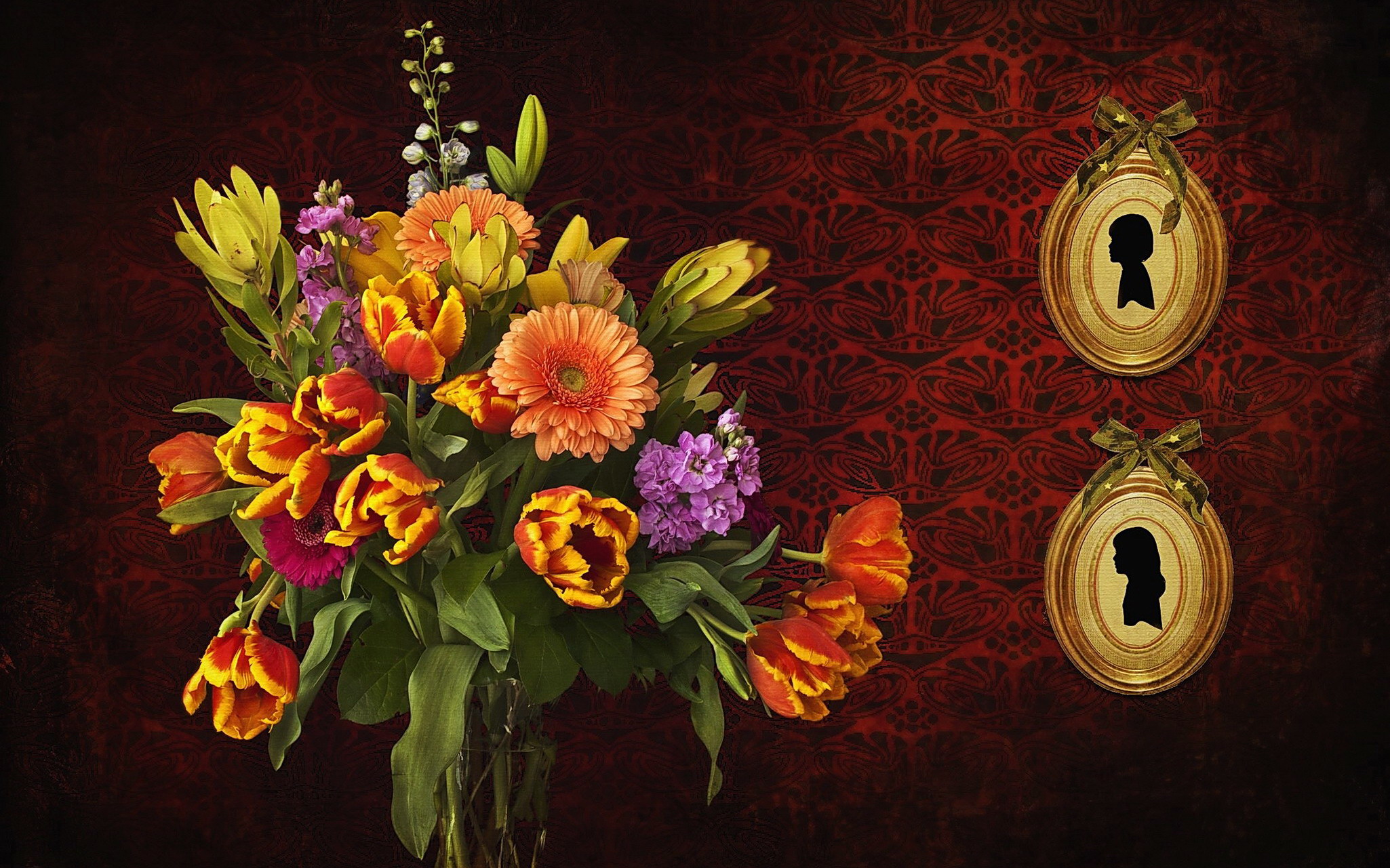 Flower Vase Photography Still Life HD Wallpaper