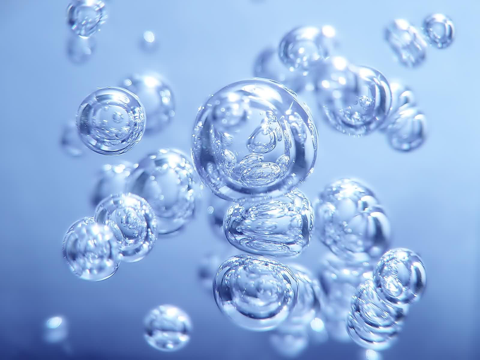 Watter Bubble Blue 1600x1200 STANDARD Image Abstract 3D