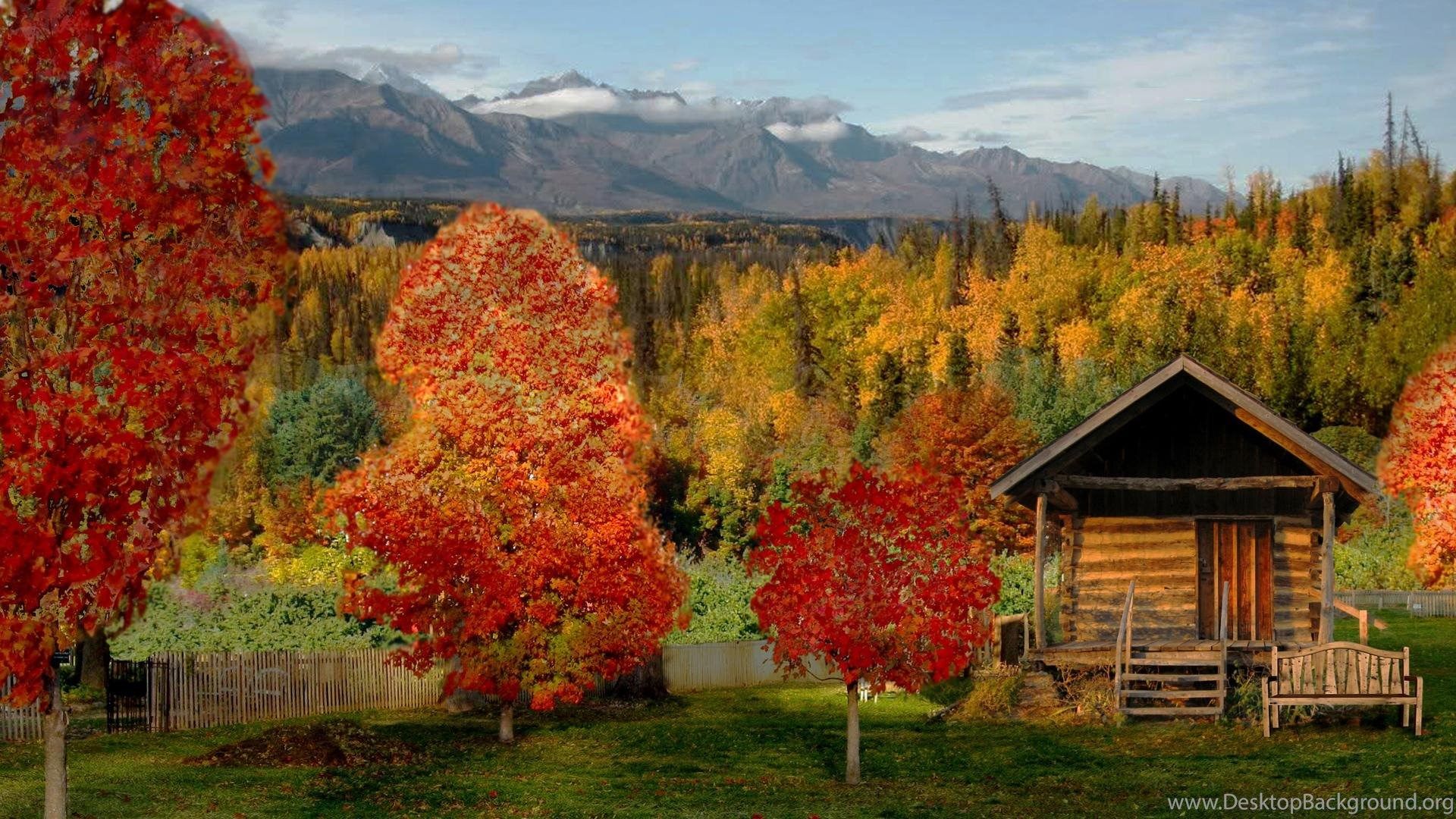 Beautiful Fall Cabin Desktop Wallpapers   Top Beautiful Fall 1920x1080