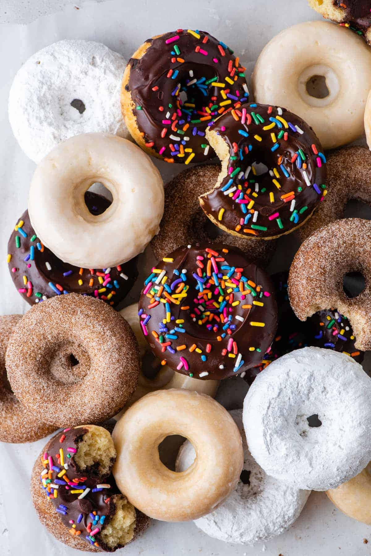 Sweet Delicious And Irresistible Glazed Donuts Wallpaper