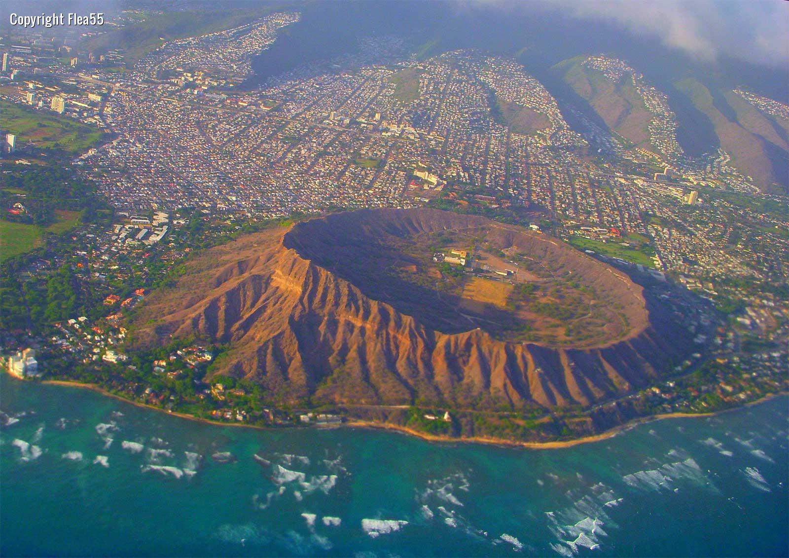 Diamond Head Crater From Above Hawaii Pictures