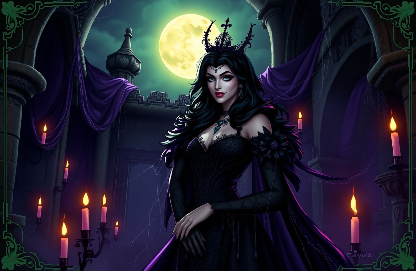 Elvira Mistress Of The Dark Wallpaper