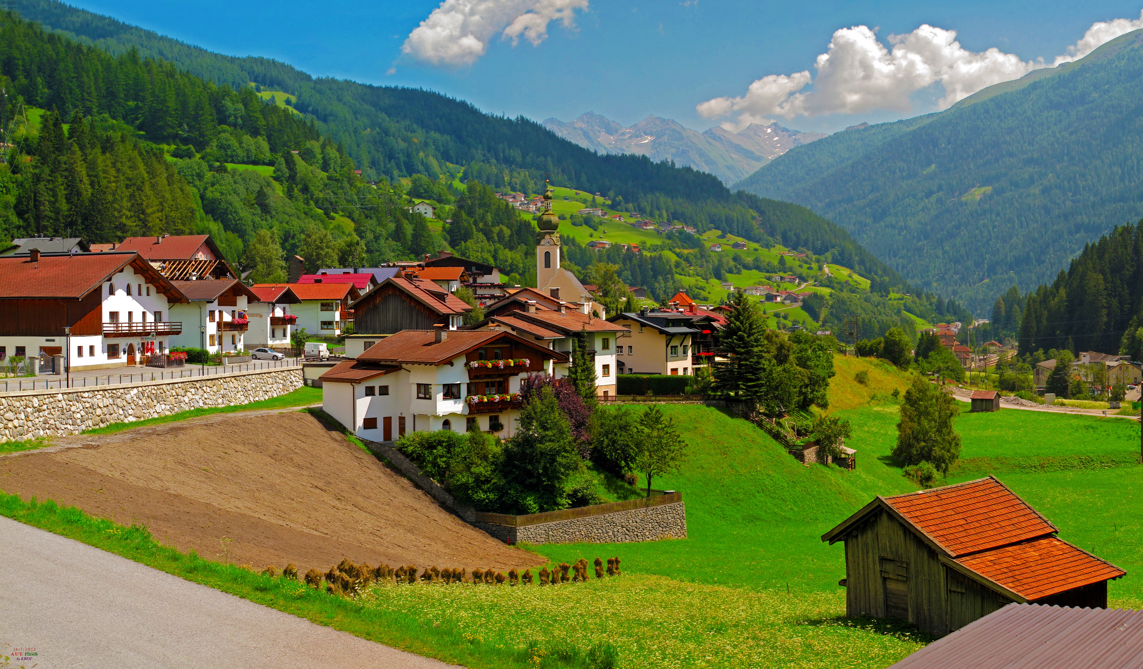 Austria Tyrol Flirsh HD Wallpaper Background Image