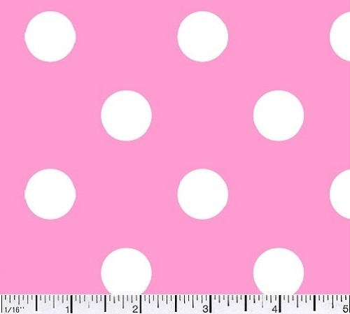 Light Pink Polka Dots Pink polka dot quilt fabric