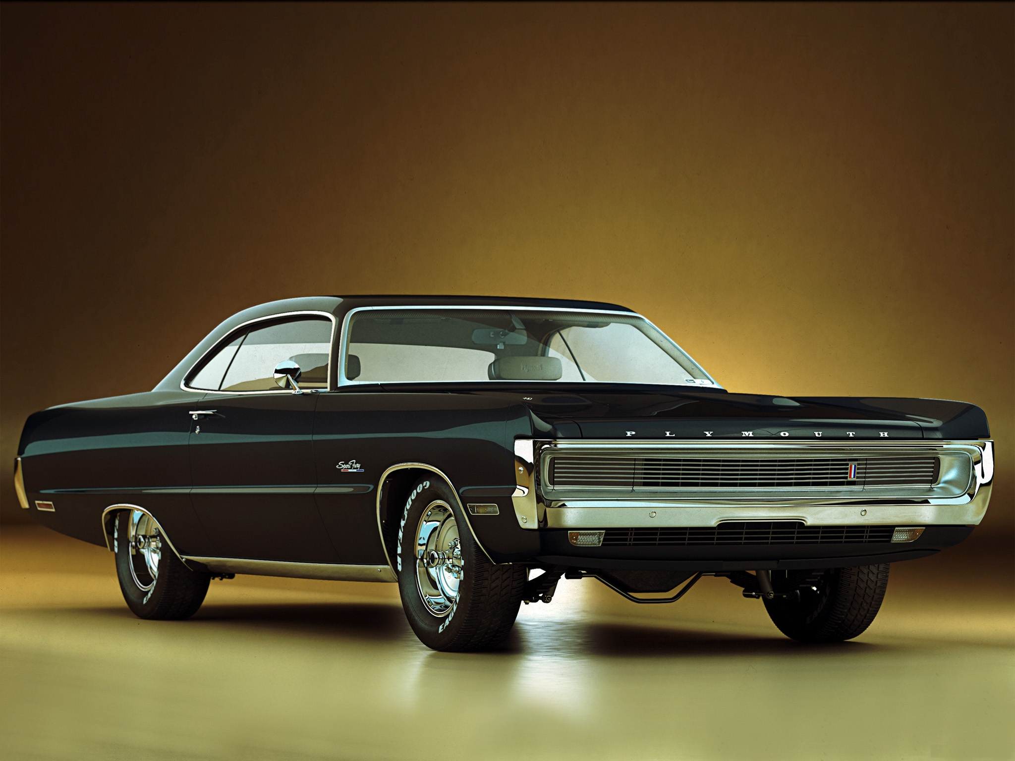 Plymouth Fury Mopar Classic Muscle Cars Wallpaper Background
