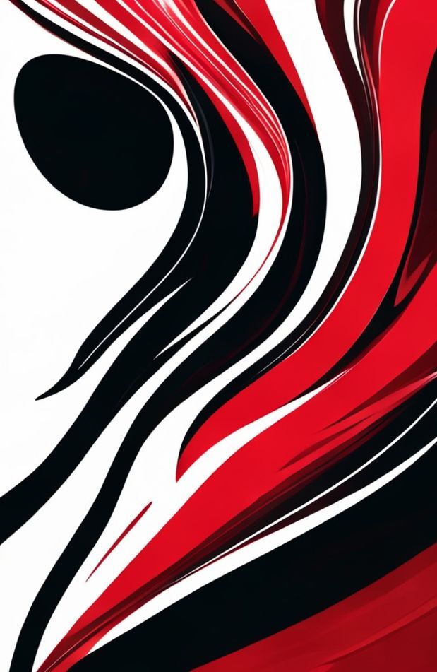 Black And Red Abstract Wallpaper