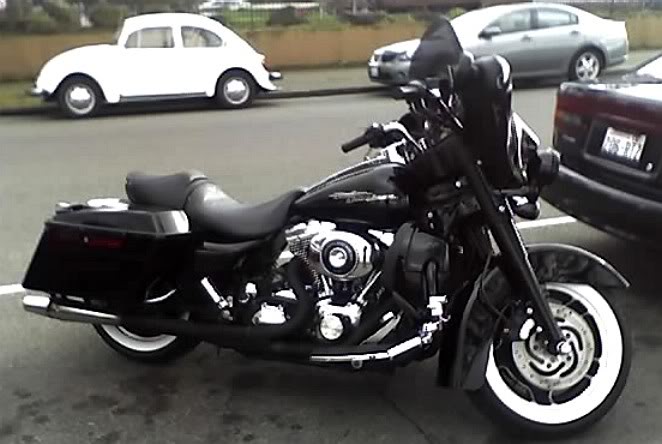 Blacked Out Electra Glide That Black Denim Is Crap