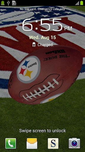 View bigger   Pit Steelers 3D Live Wallpaper for Android screenshot 288x512