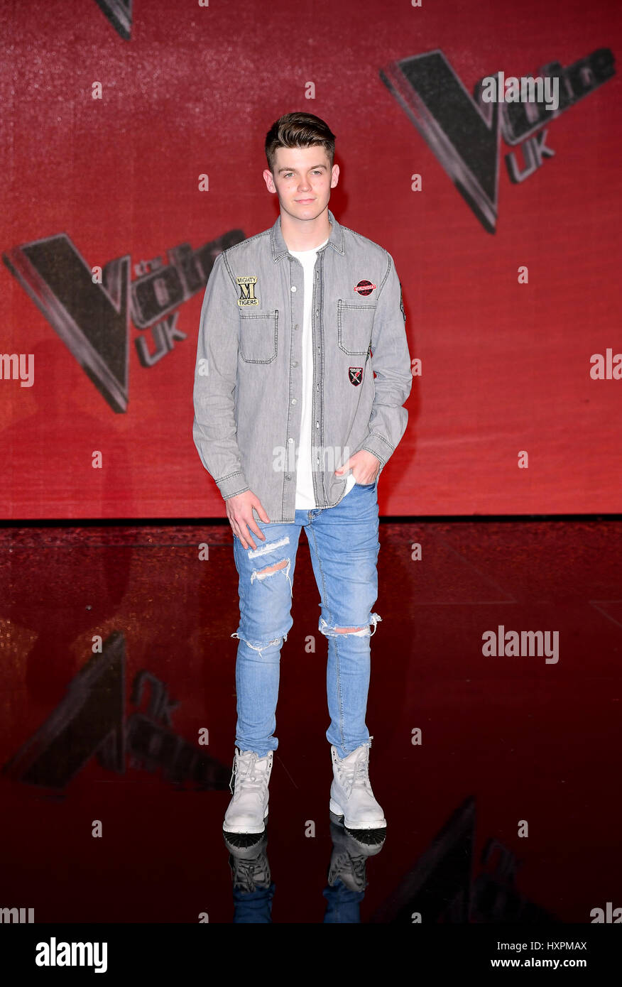 Jamie Miller Attending The Voice Uk Final Photocall In London