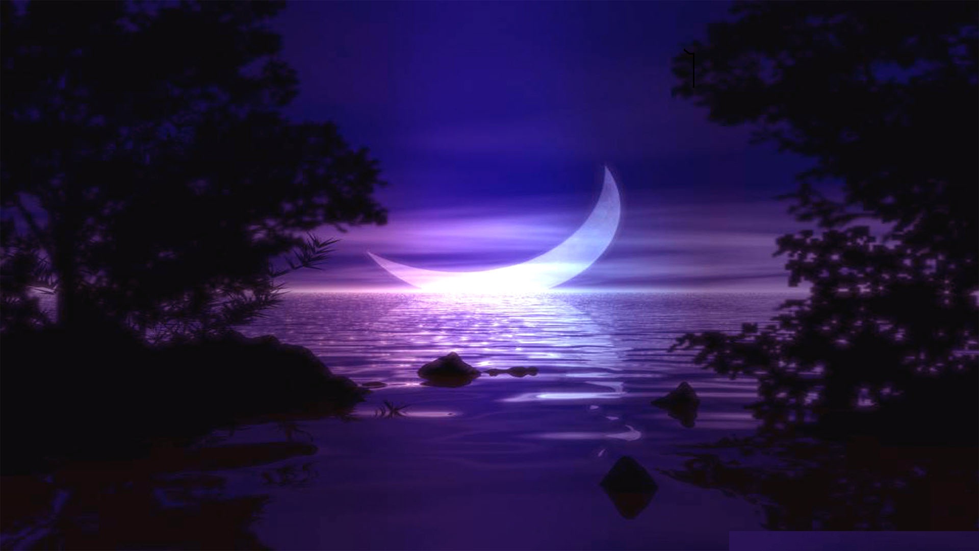 54 Wallpaper Romantic Moon HD Terbaik