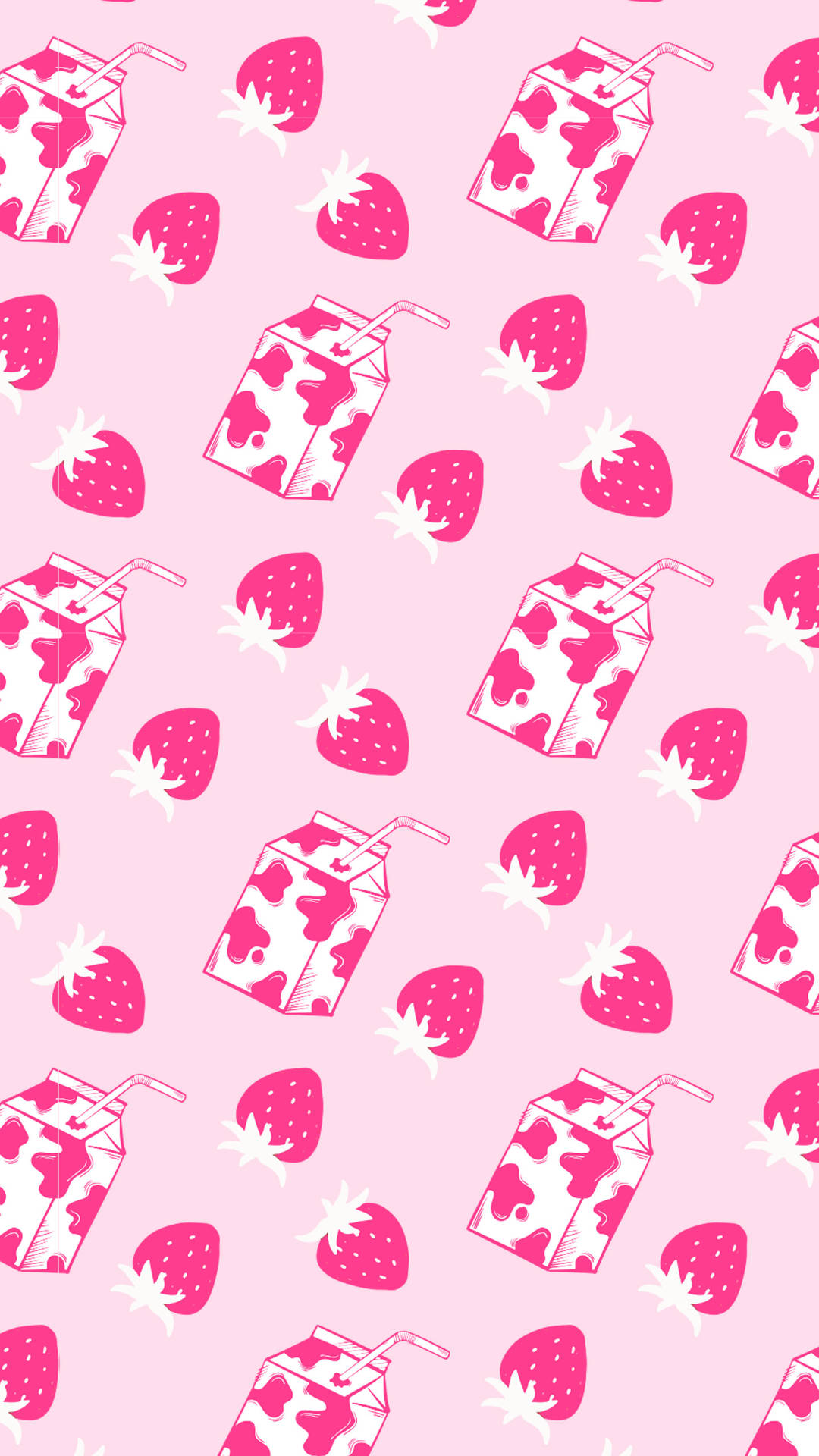 Strawberry Cow Wallpaper