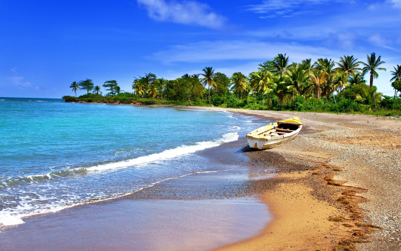 Jamaica Sandy Coast Pixel Popular HD Wallpaper