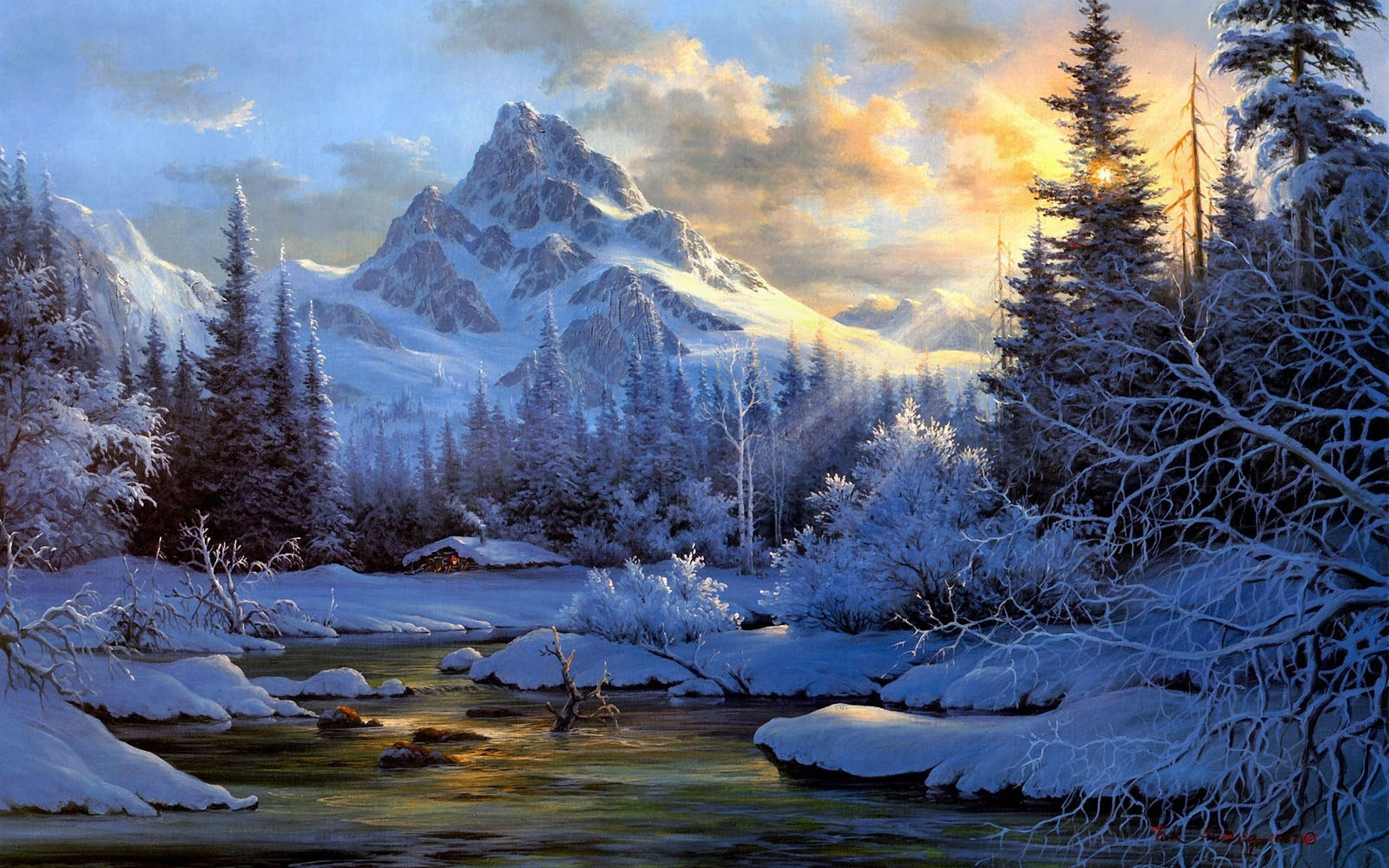Snowy Mountain Backgrounds image gallery