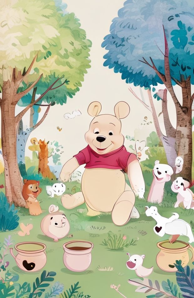 Baby Winnie The Pooh Wallpaper